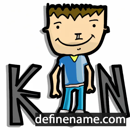 cartoon of the name Keen