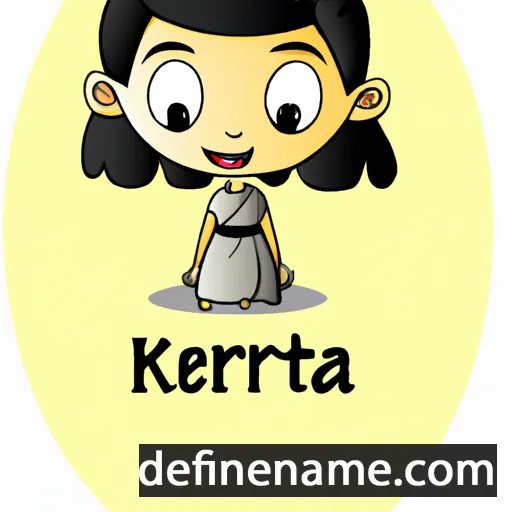 cartoon of the name Keerati