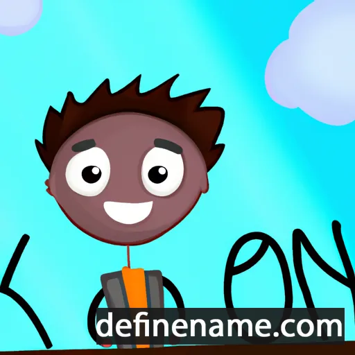 cartoon of the name Keeyon