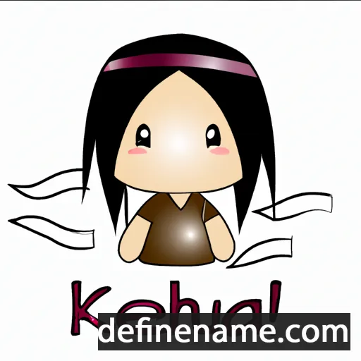 cartoon of the name Kehua