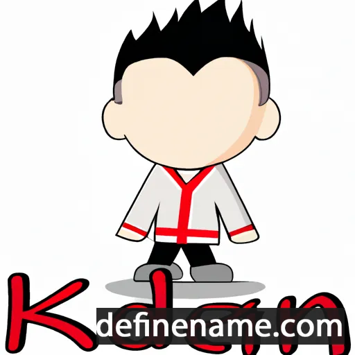 cartoon of the name Keidan