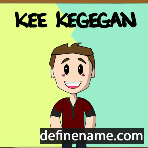 cartoon of the name Keighan