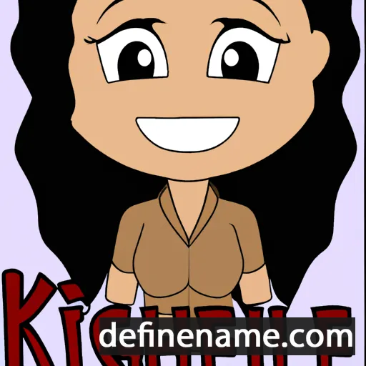 cartoon of the name Keighli